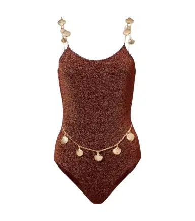 Oséree Oséree Lumière Shells embellished swimsuit | Thumbnail 1 Oséree Oséree Lumière Shells embellished swimsuit | Thumbnail 1