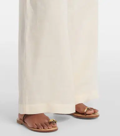 Eres Select linen wide-leg pants | Thumbnail 4 Eres Select linen wide-leg pants | Thumbnail 4