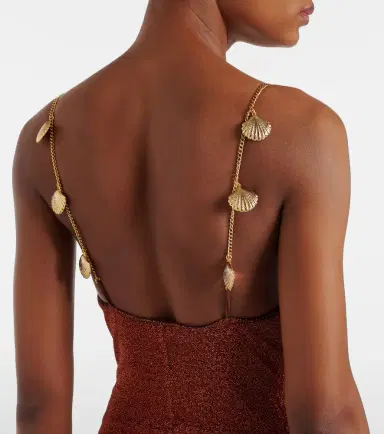 Oséree Oséree Lumière Shells embellished swimsuit | Thumbnail 3 Oséree Oséree Lumière Shells embellished swimsuit | Thumbnail 3