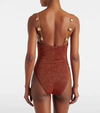 Oséree Oséree Lumière Shells embellished swimsuit | Thumbnail 5 Oséree Oséree Lumière Shells embellished swimsuit | Thumbnail 5