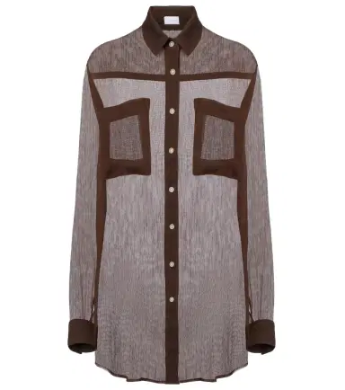 JADE SWIM Mika sheer shirt | Thumbnail 1 JADE SWIM Mika sheer shirt | Thumbnail 1