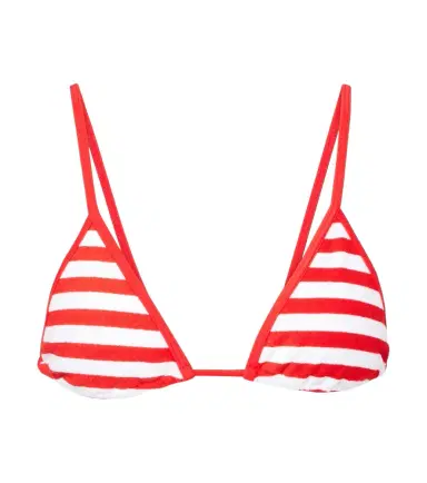 JADE SWIM Via striped terry bikini top | Thumbnail 1 JADE SWIM Via striped terry bikini top | Thumbnail 1