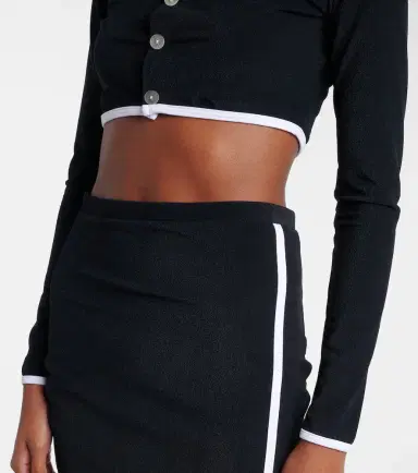 JADE SWIM Terry cropped cardigan | Thumbnail 5 JADE SWIM Terry cropped cardigan | Thumbnail 5