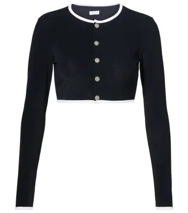 JADE SWIM Terry cropped cardigan | Thumbnail 1 JADE SWIM Terry cropped cardigan | Thumbnail 1