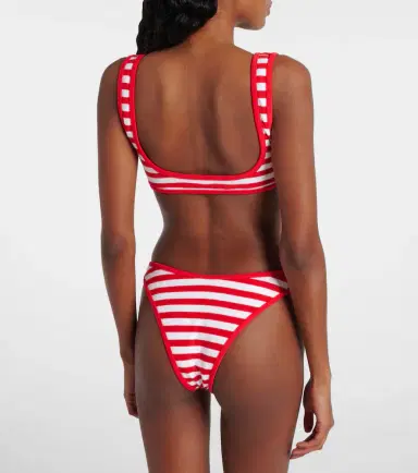 JADE SWIM Rounded Edges striped terry bikini top | Thumbnail 3 JADE SWIM Rounded Edges striped terry bikini top | Thumbnail 3
