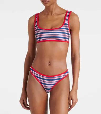 JADE SWIM Rounded Edges striped bikini top | Thumbnail 3 JADE SWIM Rounded Edges striped bikini top | Thumbnail 3
