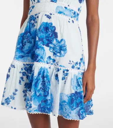 Poupette St Barth Cara floral cotton minidress | Thumbnail 3 Poupette St Barth Cara floral cotton minidress | Thumbnail 3