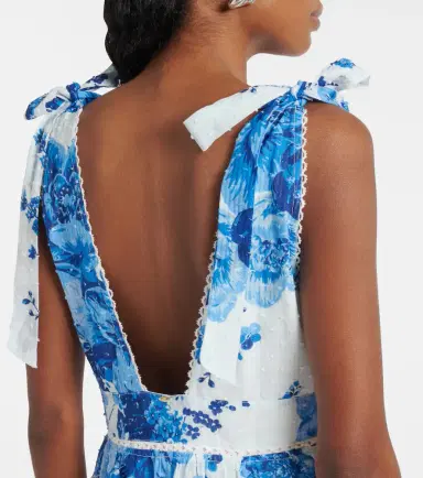 Poupette St Barth Cara floral cotton minidress | Thumbnail 4 Poupette St Barth Cara floral cotton minidress | Thumbnail 4