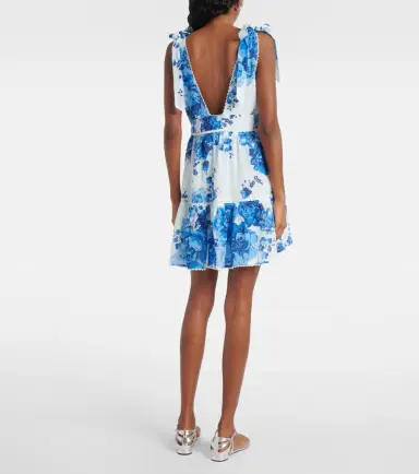 Poupette St Barth Cara floral cotton minidress | Thumbnail 5 Poupette St Barth Cara floral cotton minidress | Thumbnail 5