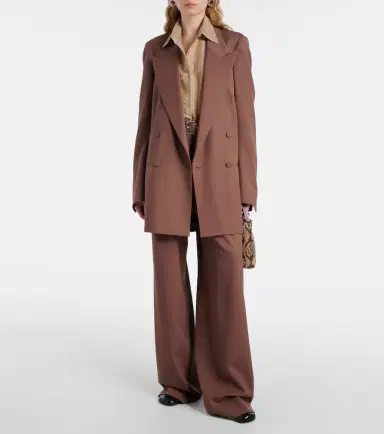 Dries Van Noten Belted wool gabardine wide-leg pants | Thumbnail 2 Dries Van Noten Belted wool gabardine wide-leg pants | Thumbnail 2