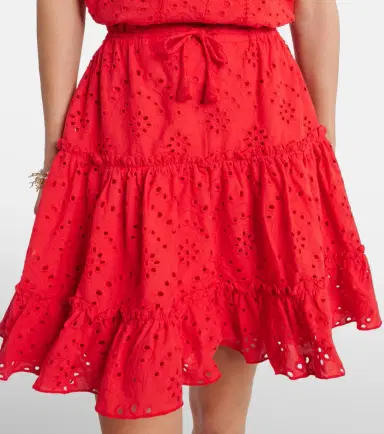 Poupette St Barth Clara broderie anglaise cotton minidress | Thumbnail 2 Poupette St Barth Clara broderie anglaise cotton minidress | Thumbnail 2
