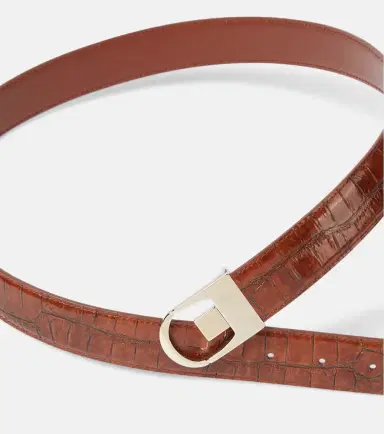 Saint Laurent Reversible croc-effect leather belt | Thumbnail 2 Saint Laurent Reversible croc-effect leather belt | Thumbnail 2