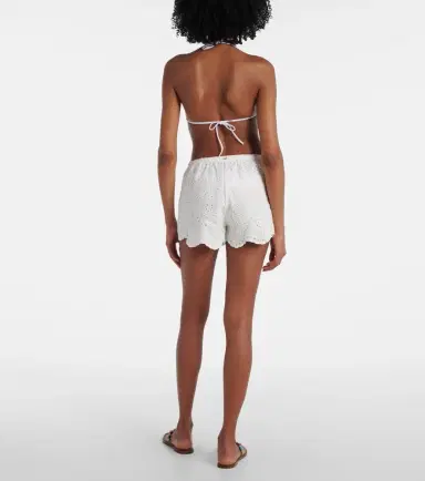Poupette St Barth Cruse broderie anglaise cotton shorts | Thumbnail 2 Poupette St Barth Cruse broderie anglaise cotton shorts | Thumbnail 2