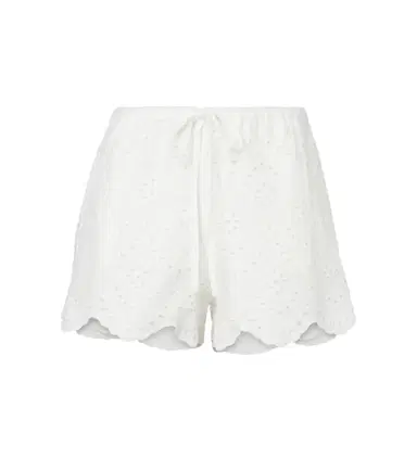 Poupette St Barth Cruse broderie anglaise cotton shorts | Thumbnail 1 Poupette St Barth Cruse broderie anglaise cotton shorts | Thumbnail 1