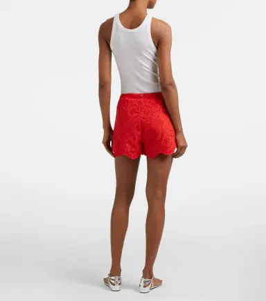 Poupette St Barth Broderie anglaise cotton shorts | Thumbnail 2 Poupette St Barth Broderie anglaise cotton shorts | Thumbnail 2