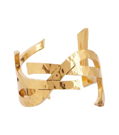 Saint Laurent Cassandre cuff bracelet | Thumbnail 1 Saint Laurent Cassandre cuff bracelet | Thumbnail 1