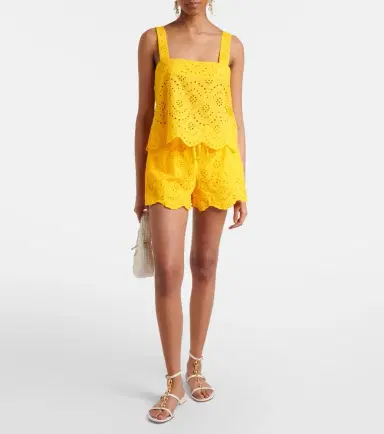 Poupette St Barth Broderie anglaise cotton shorts | Thumbnail 3 Poupette St Barth Broderie anglaise cotton shorts | Thumbnail 3