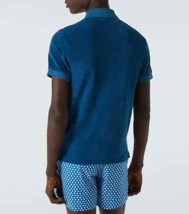 Tom Ford Cotton-blend velvet polo shirt | Thumbnail 3 Tom Ford Cotton-blend velvet polo shirt | Thumbnail 3
