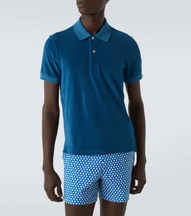 Tom Ford Cotton-blend velvet polo shirt | Thumbnail 5 Tom Ford Cotton-blend velvet polo shirt | Thumbnail 5