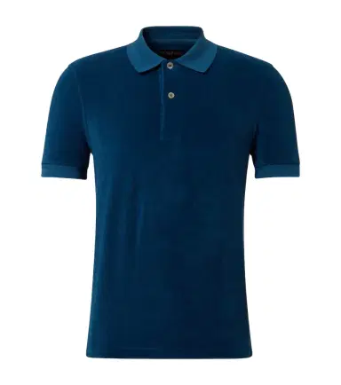 Tom Ford Cotton-blend velvet polo shirt | Thumbnail 1 Tom Ford Cotton-blend velvet polo shirt | Thumbnail 1