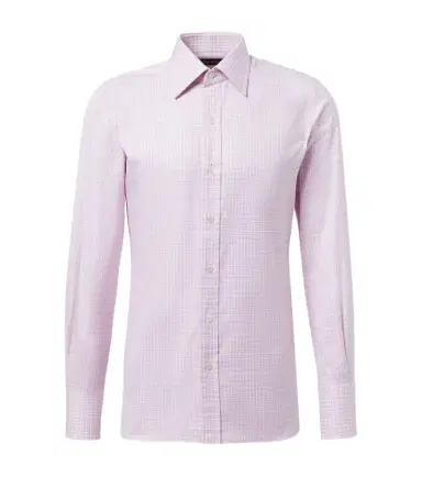Tom Ford Checked cotton poplin shirt | Thumbnail 1 Tom Ford Checked cotton poplin shirt | Thumbnail 1