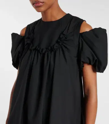 Noir Kei Ninomiya Cutout wool midi dress | Thumbnail 2 Noir Kei Ninomiya Cutout wool midi dress | Thumbnail 2