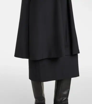 Noir Kei Ninomiya Cutout wool midi dress | Thumbnail 3 Noir Kei Ninomiya Cutout wool midi dress | Thumbnail 3
