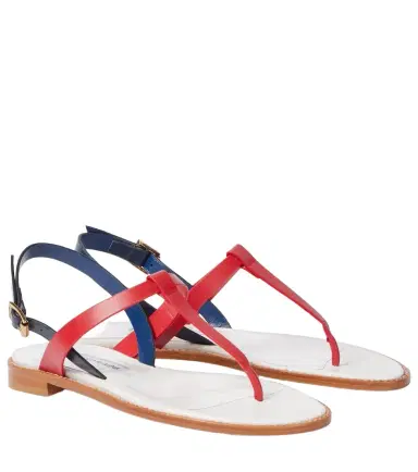 Manolo Blahnik Hata leather thong sandals | Thumbnail 1 Manolo Blahnik Hata leather thong sandals | Thumbnail 1