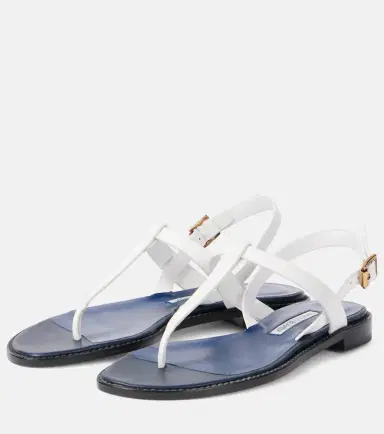 Manolo Blahnik Hata leather thong sandals | Thumbnail 3 Manolo Blahnik Hata leather thong sandals | Thumbnail 3