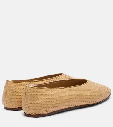 Le Monde Béryl Le Monde Béryl Regency raffia ballet flats | Thumbnail 4 Le Monde Béryl Le Monde Béryl Regency raffia ballet flats | Thumbnail 4