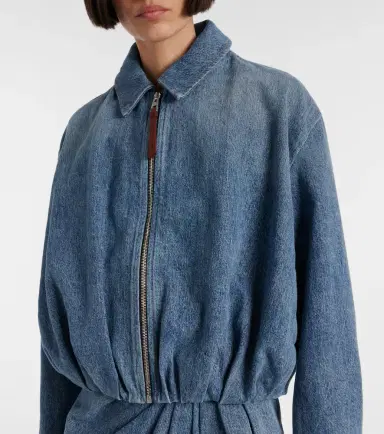 Loewe Draped denim jacket | Thumbnail 2 Loewe Draped denim jacket | Thumbnail 2