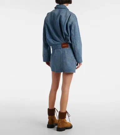 Loewe Draped denim jacket | Thumbnail 4 Loewe Draped denim jacket | Thumbnail 4