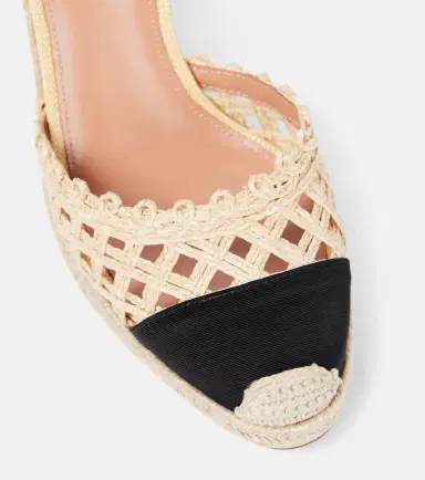 Aquazzura Sunburst 100 espadrille wedges | Thumbnail 3 Aquazzura Sunburst 100 espadrille wedges | Thumbnail 3