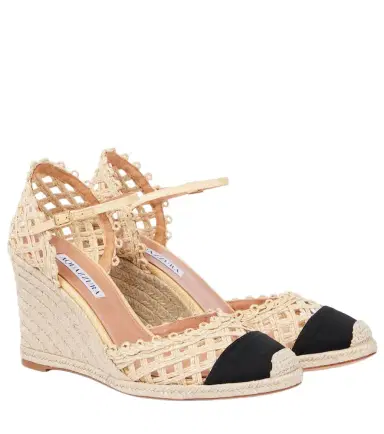 Aquazzura Sunburst 100 espadrille wedges | Thumbnail 1 Aquazzura Sunburst 100 espadrille wedges | Thumbnail 1