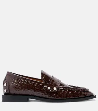 Ganni Studs croc-effect loafers | Thumbnail 2 Ganni Studs croc-effect loafers | Thumbnail 2