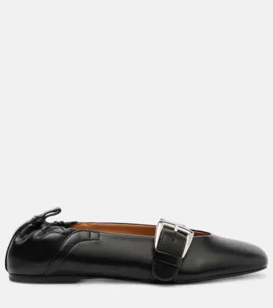 Ganni Butterfly Mary Jane flats | Thumbnail 3 Ganni Butterfly Mary Jane flats | Thumbnail 3