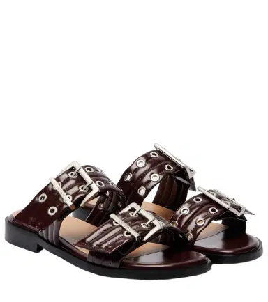 Ganni Feminine Buckle sandals | Thumbnail 1 Ganni Feminine Buckle sandals | Thumbnail 1