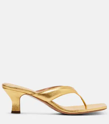 Paris Texas Portofino metallic leather thong sandals | Thumbnail 3 Paris Texas Portofino metallic leather thong sandals | Thumbnail 3