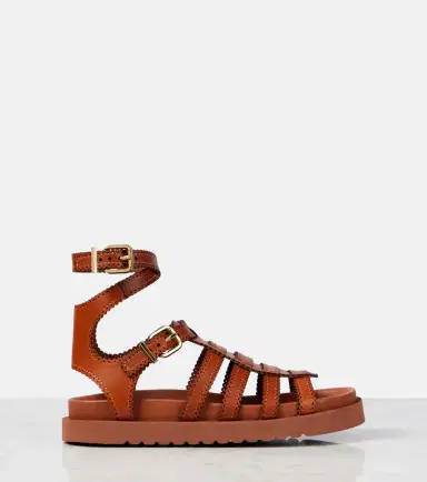 Zimmermann Goldie leather gladiator sandals | Thumbnail 3 Zimmermann Goldie leather gladiator sandals | Thumbnail 3