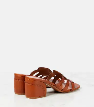 Zimmermann Goldie 65 leather mules | Thumbnail 4 Zimmermann Goldie 65 leather mules | Thumbnail 4
