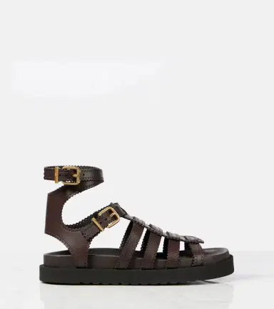 Zimmermann Goldie leather gladiator sandals | Thumbnail 3 Zimmermann Goldie leather gladiator sandals | Thumbnail 3