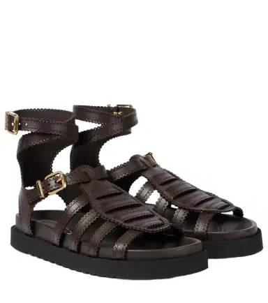 Zimmermann Goldie leather gladiator sandals | Thumbnail 1 Zimmermann Goldie leather gladiator sandals | Thumbnail 1