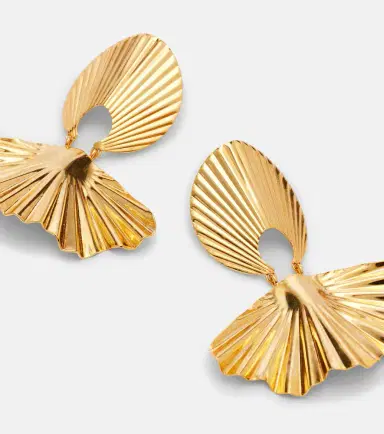 Jennifer Behr Nerissa gold-plated drop earrings | Thumbnail 4 Jennifer Behr Nerissa gold-plated drop earrings | Thumbnail 4