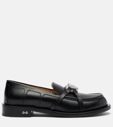 Mach & Mach Double Heart leather loafers | Thumbnail 2 Mach & Mach Double Heart leather loafers | Thumbnail 2