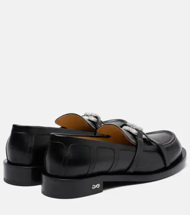Mach & Mach Double Heart leather loafers | Thumbnail 3 Mach & Mach Double Heart leather loafers | Thumbnail 3