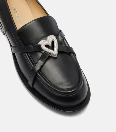 Mach & Mach Double Heart leather loafers | Thumbnail 4 Mach & Mach Double Heart leather loafers | Thumbnail 4