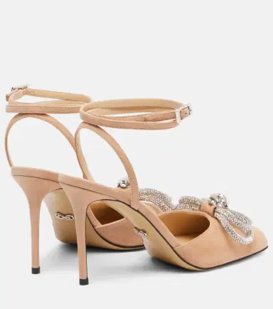 Mach & Mach Double Bow 95 suede pumps | Thumbnail 2 Mach & Mach Double Bow 95 suede pumps | Thumbnail 2