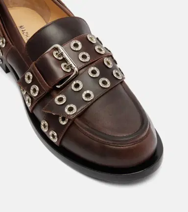 Mach & Mach Buckle Belt leather loafers | Thumbnail 3 Mach & Mach Buckle Belt leather loafers | Thumbnail 3