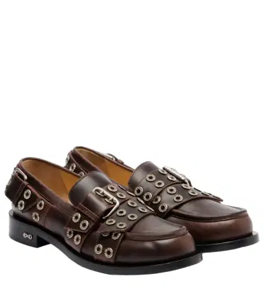 Mach & Mach Buckle Belt leather loafers | Thumbnail 1 Mach & Mach Buckle Belt leather loafers | Thumbnail 1