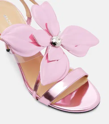Mach & Mach Orchid 95 floral-appliqué leather sandals | Thumbnail 2 Mach & Mach Orchid 95 floral-appliqué leather sandals | Thumbnail 2
